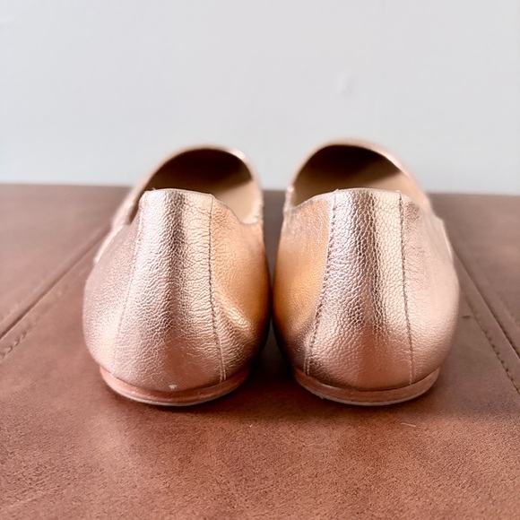 Hoss Intropia Rose Gold Ballet Flats EU Size 39 - Picture 3 of 9